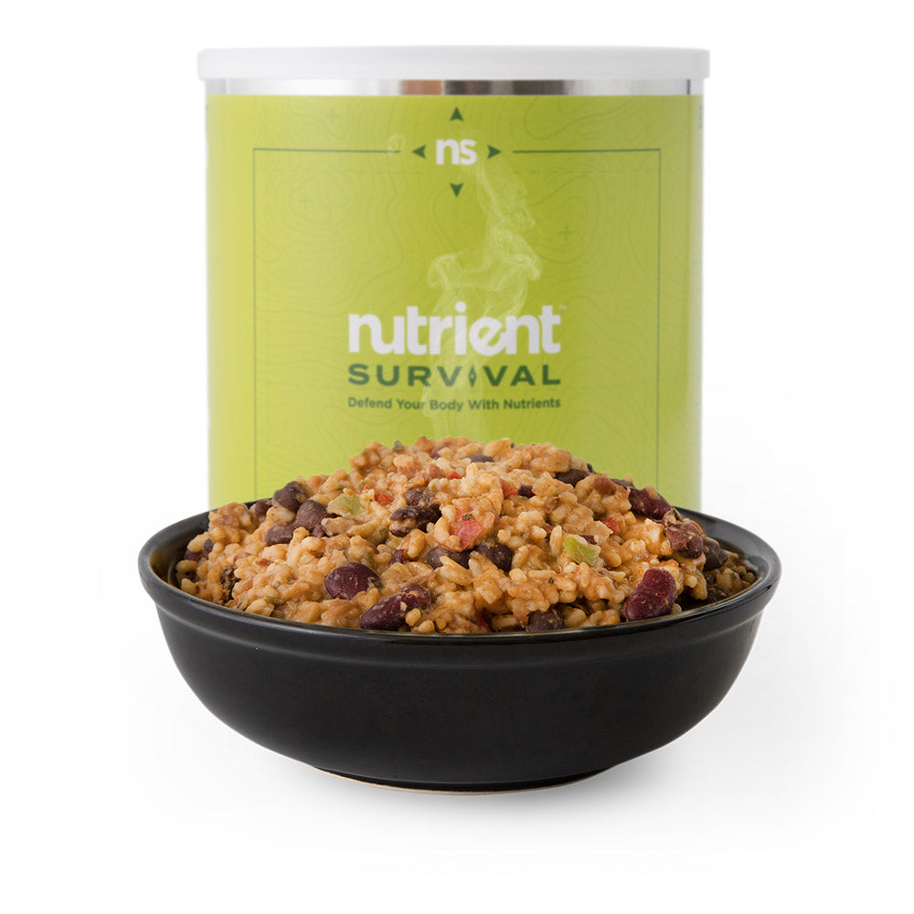 Nutrient Survival Southwestern Medley - Emergency Food Supply in #10 Can | Long Shelf Life, High Protein | Perfect for Camping, Hiking & Disaster Preparedness