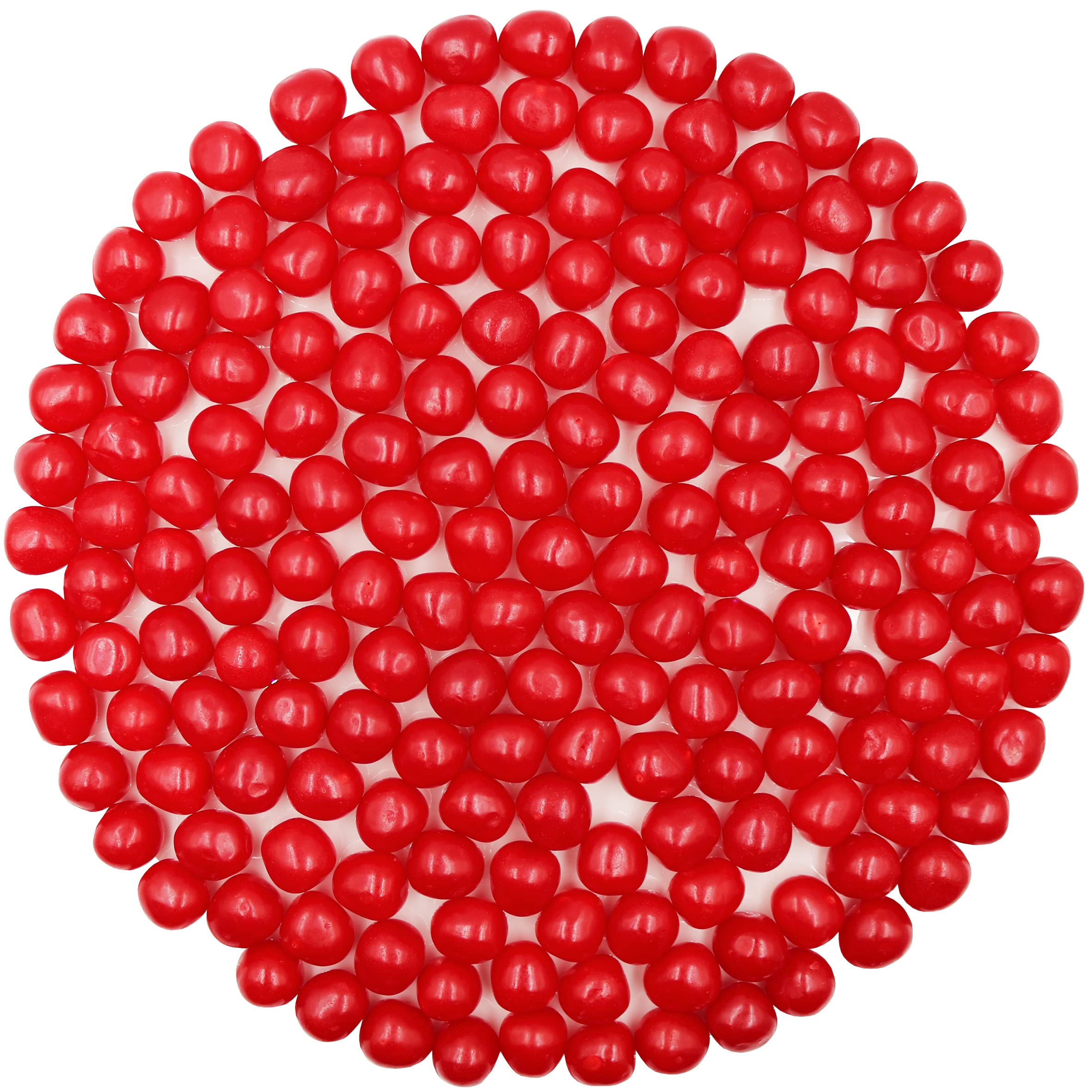 Sour Chewy Fruit Candy Balls - Red Cherry Flavor, 1 Pound Bulk Bag | Sweet & Tangy Soft Candy for Parties, Movie Nights & Office Snacks