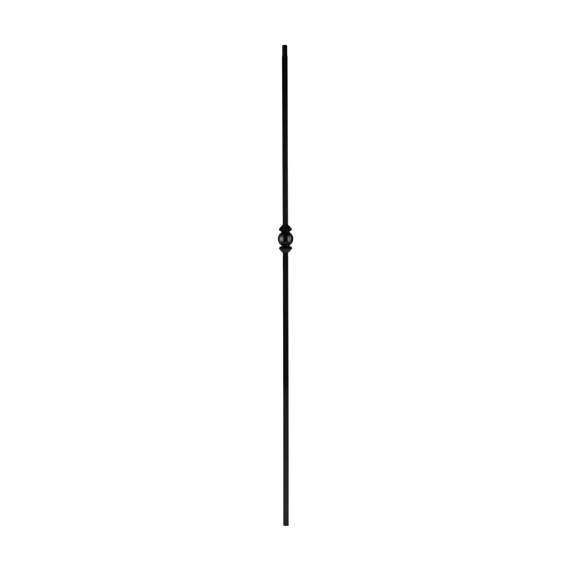 Nuvo Iron SQI1BS-MP12 Black Interior Baluster - Decorative Stair Railing Spindles for Home Staircase, Porch, Loft & Indoor Decor