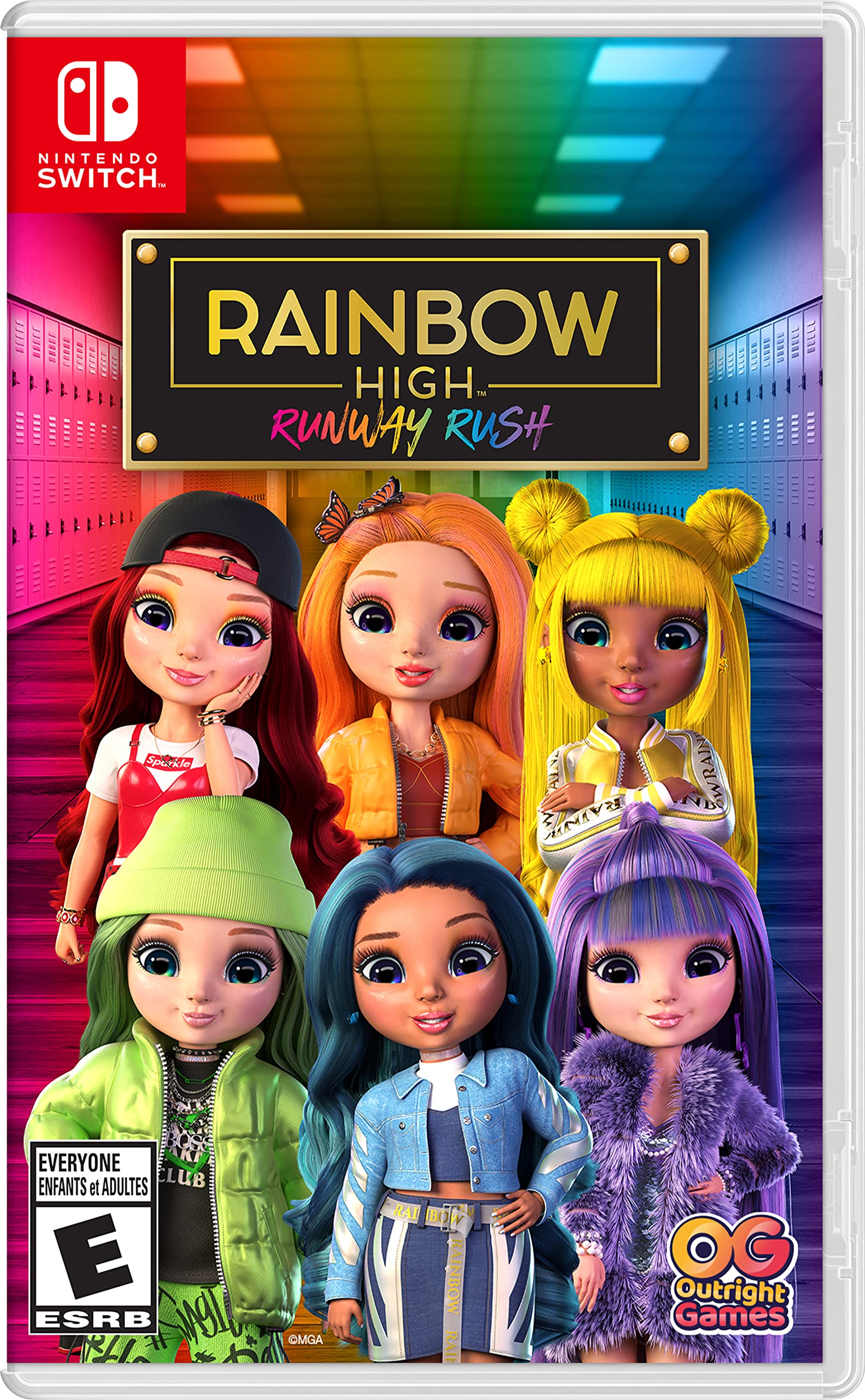 Rainbow High™: Runway Rush - Fashion Game for Girls - Nintendo Switch Game for Kids & Teens - Dress Up, Style & Compete in Fashion Shows