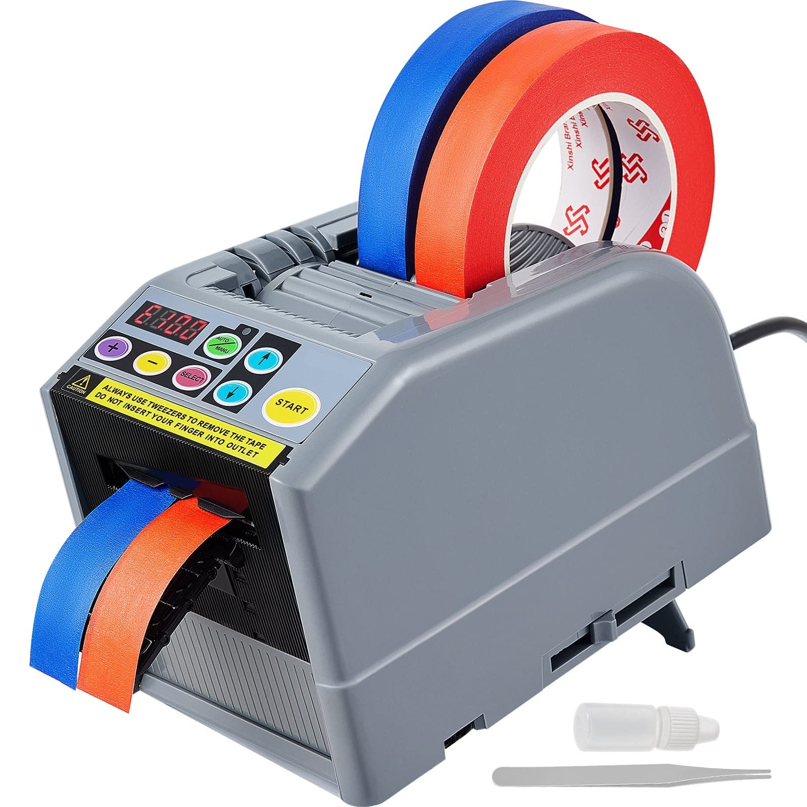 PAKLIF Automatic Packaging Machine with Adhesive Cutter & Electric Tape Dispenser - Ideal for E-commerce, Shipping, and Warehouse Packaging