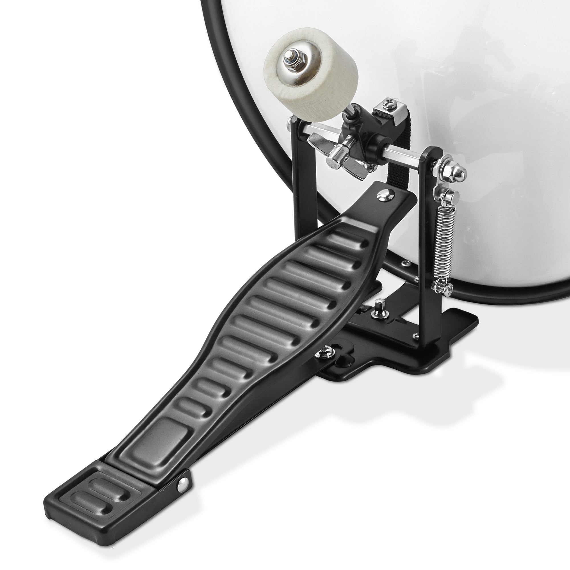Gammon 3-Piece Junior Drum Set with Throne - Black Complete Beginner Drum Kit with Bass Drum, Toms, Cymbal, Pedal & Drumsticks | Perfect for Kids Learning Music, Home Practice & Small Performances