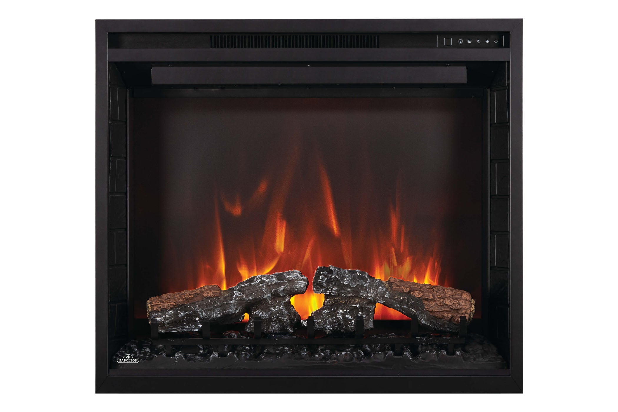 Napoleon Element 36-Inch Dual Voltage Built-In Electric Fireplace Insert - Perfect for Living Room, Bedroom & Home Heating