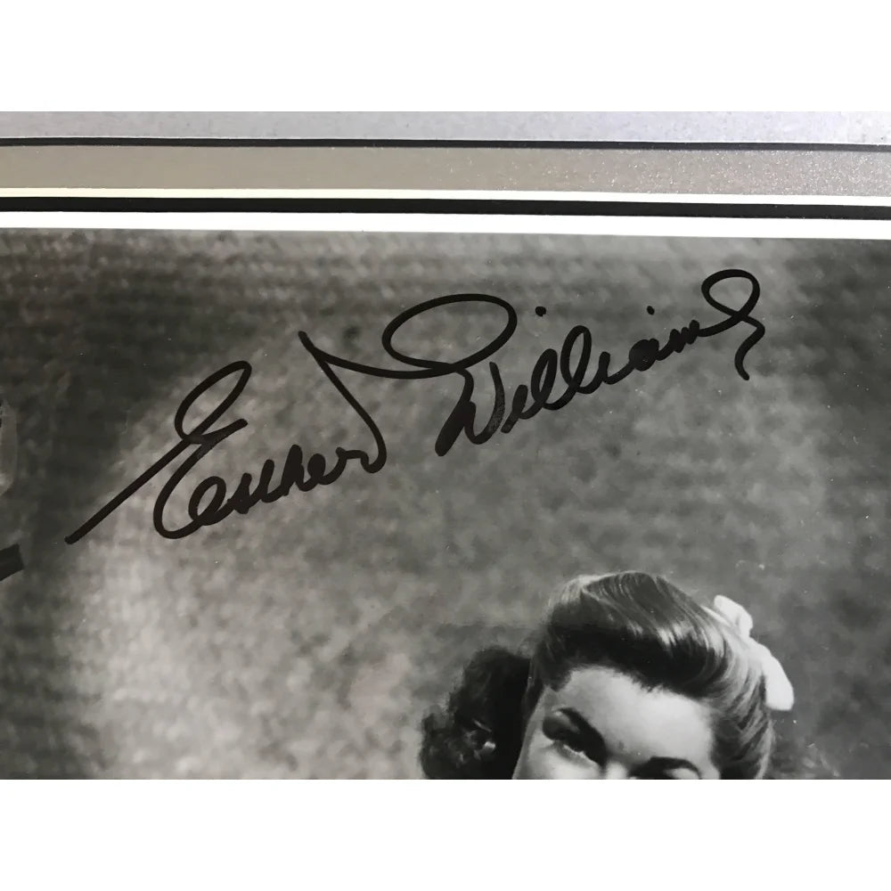 Esther Williams Signed 8x10 Photo with JSA COA - Vintage Hollywood Actress Autograph Collectible - Perfect for Memorabilia Displays & Classic Film Fan Gifts