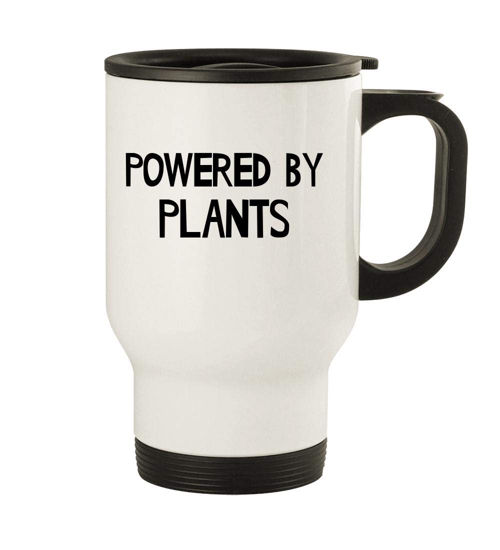 Eco-Friendly 14oz Stainless Steel Travel Mug - White | Insulated Reusable Coffee Cup for Hot & Cold Drinks | Perfect for Commuting, Camping & Office Use