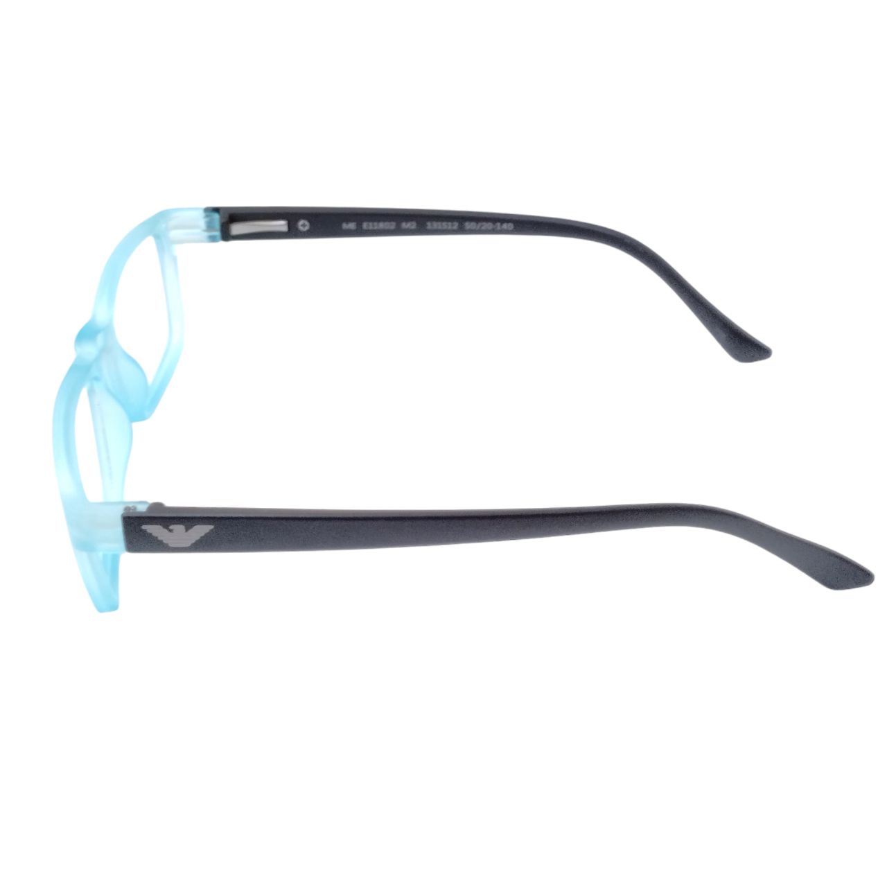 Stylish Blue & Black Full Rim Rectangle Eyeglass Frames for Men & Women - Perfect for Reading, Work & Everyday Use | Model 11802