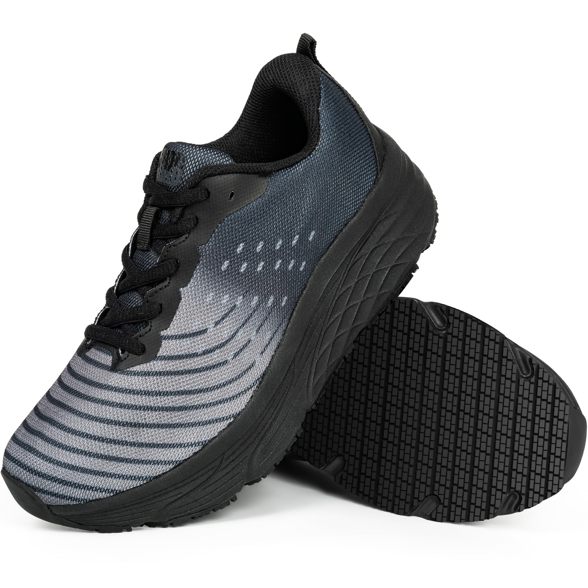 Non-Slip Women's Work Shoes - Oil-Proof Kitchen & Chef Shoes for Food Service, Nursing & Healthcare - Comfortable Lightweight ESD Safe Sneakers for Restaurant, Hospital & Industrial Use