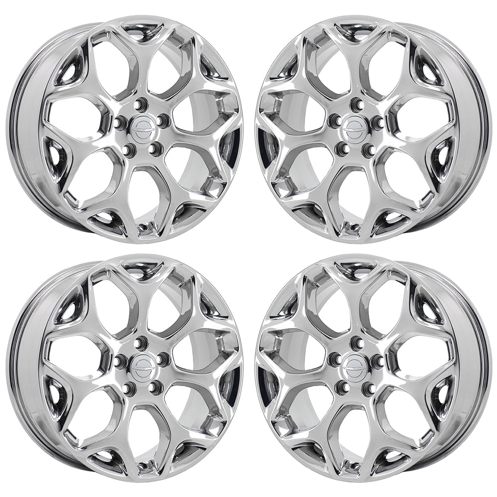 19 Chrysler 300 AWD OEM Bright Chrome Wheels Set of 4 (2537 EXCHANGE) - Perfect for Replacement & Custom Upgrades