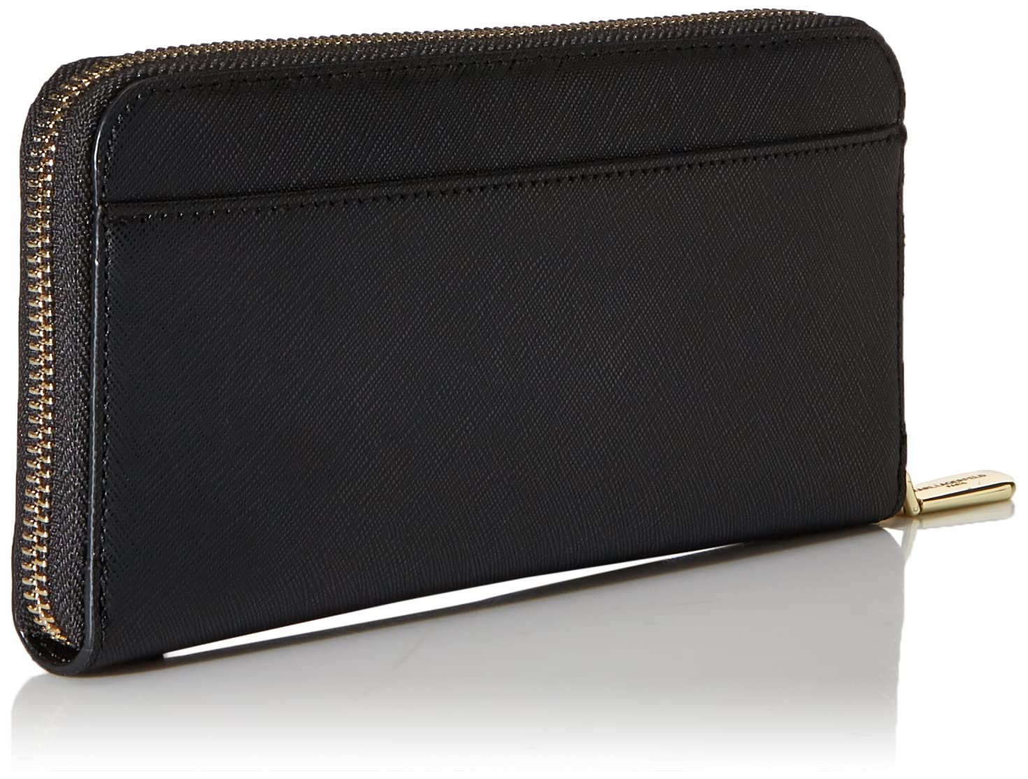 KARL LAGERFELD Paris Maybelle Zip Wallet for Women | Genuine Leather Credit Card Holder & ID Organizer | Perfect for Everyday Use, Travel & Gifts