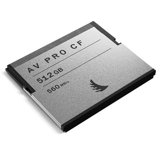 Angelbird 512GB AV Pro CFast 2.0 Memory Card - High-Speed Professional Video Storage for 4K/8K Cameras & Cinema Production