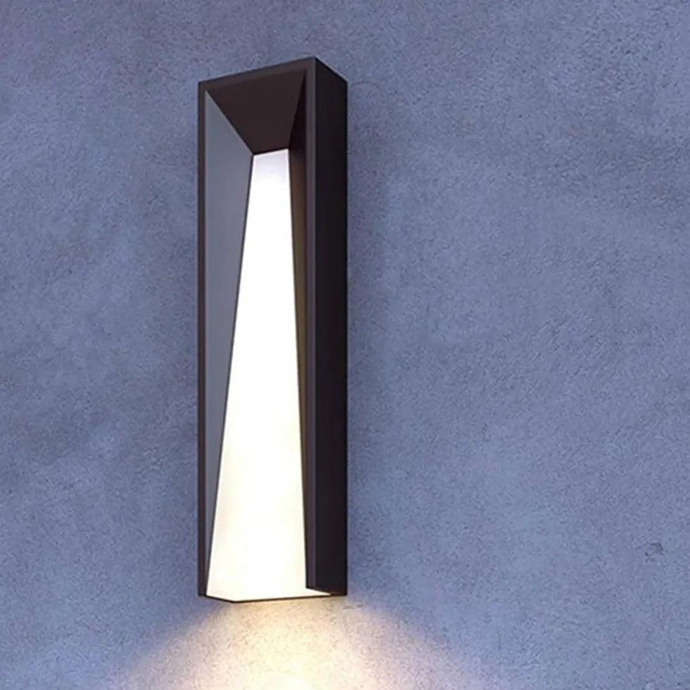 Modern Rectangular LED Outdoor Wall Lights - Waterproof & Energy-Efficient Exterior Lighting for Patio, Garden, Porch, and Facade