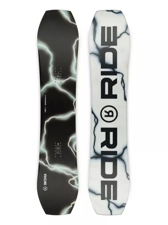 Ride Twinpig 2025 Snowboard 148cm - All-Mountain Freestyle Snowboard for Men & Women | Perfect for Powder, Park & Freeriding