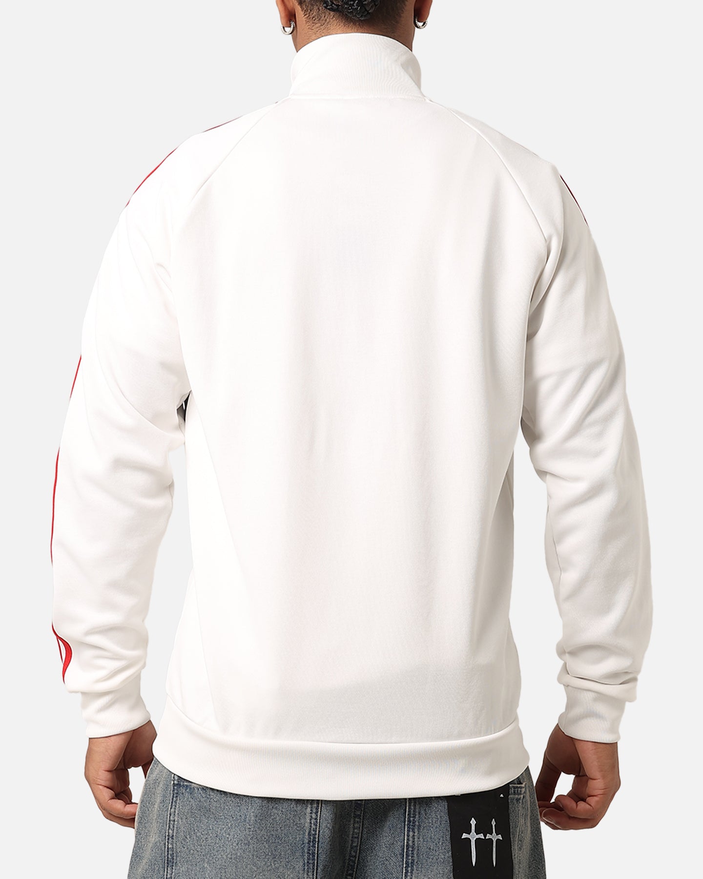 Adidas First Track Jacket for Men & Women - Lightweight Running Jacket with Hood, Cloud White - Perfect for Jogging, Gym & Outdoor Activities
