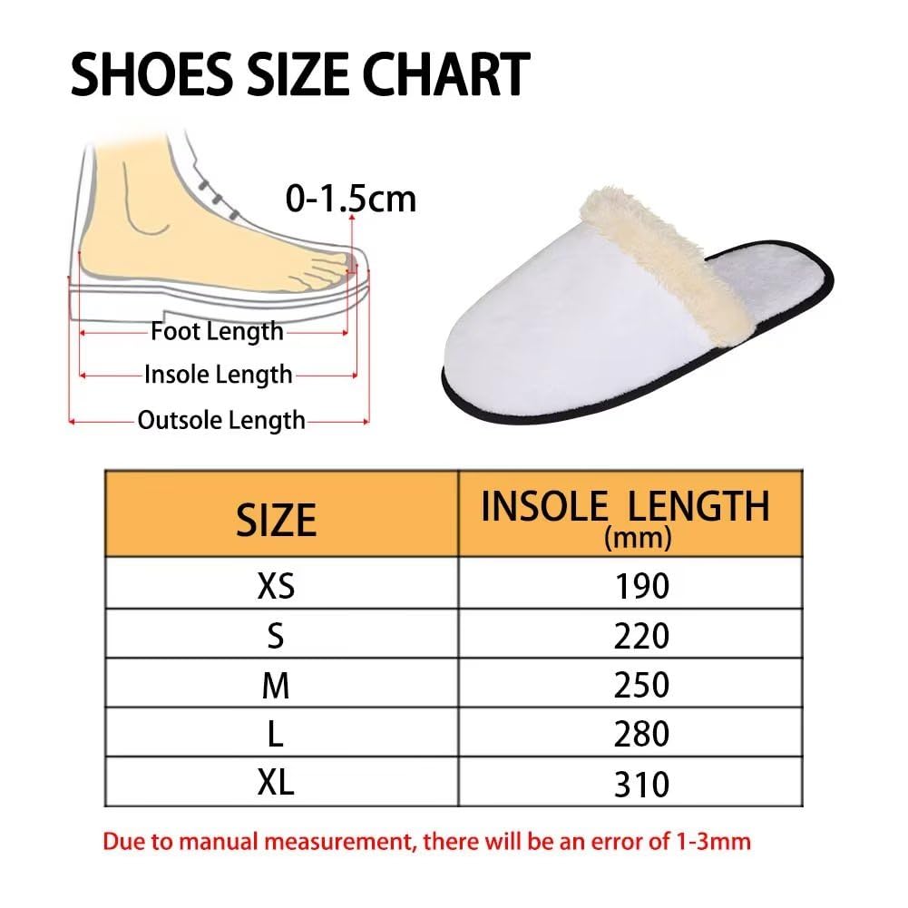 Women's Cotton Comfortable Indoor Slippers & Men's Memory Foam Fuzzy House Slippers - Soft Home Shoes for Relaxing, Size XS-XL - Perfect for Cozy Evenings, Lounging & Winter Comfort
