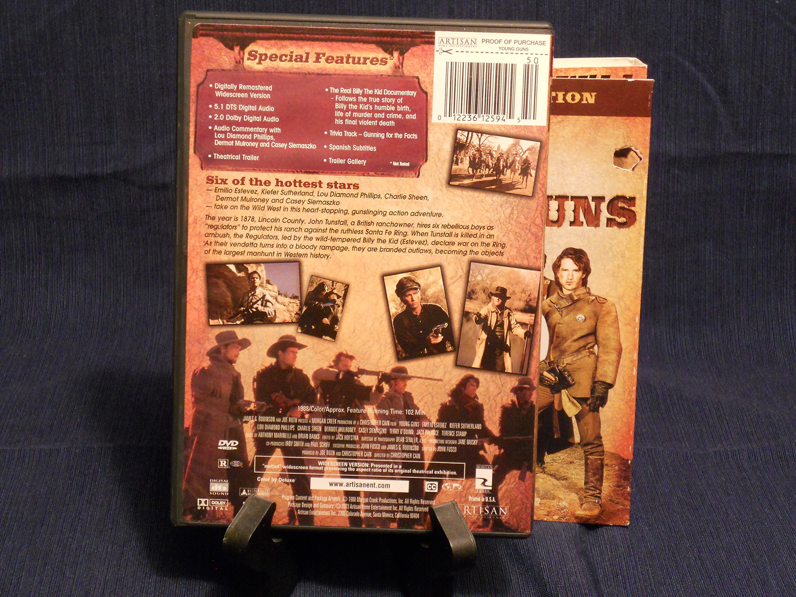 Young Guns (Special Edition) - Classic Western Movie DVD - Perfect for Movie Nights & Western Film Collections