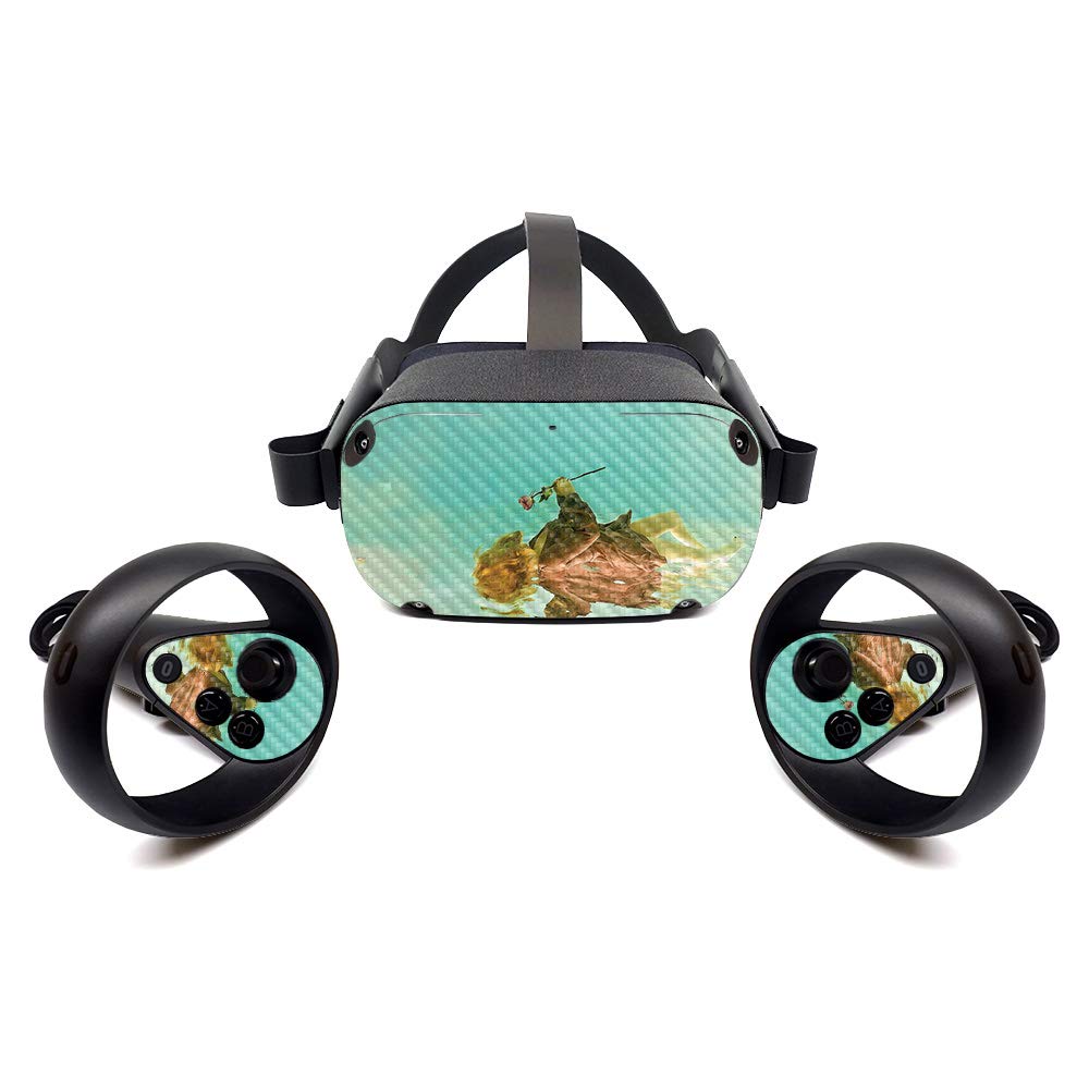 Carbon Fiber Skin for Oculus Quest - Durable Protective Cover for Gaming