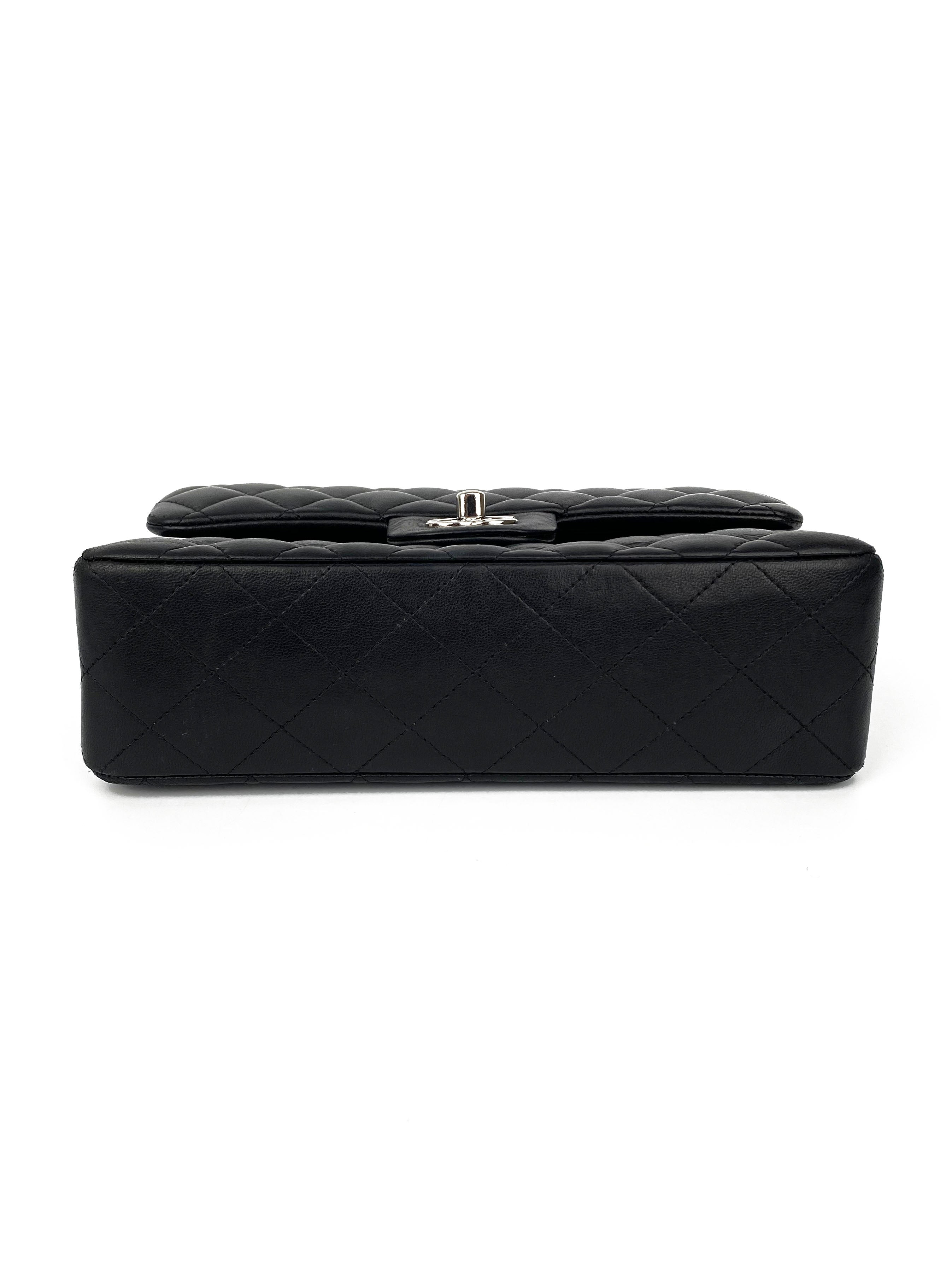 Chanel Small Black Lambskin Classic Flap Bag - Luxury Designer Handbag for Women | Perfect for Evening Events, Date Nights & Special Occasions