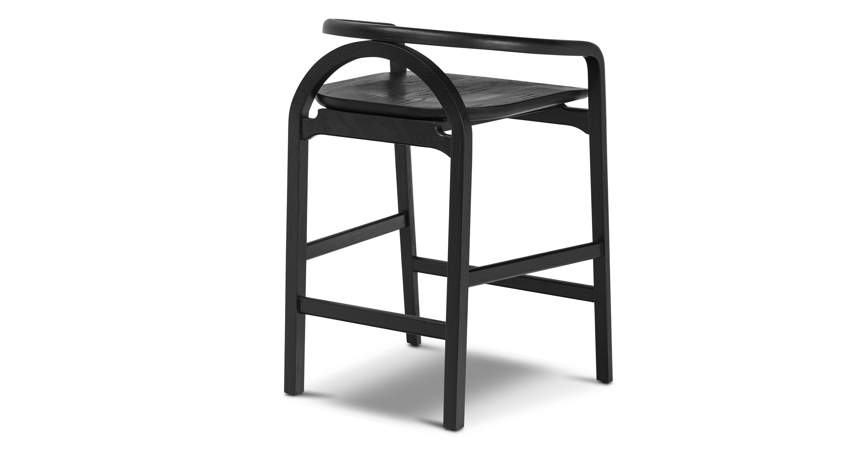 Yokohama Counter Stool - Adjustable Height Bar Stool with Cushion for Kitchen Island, Breakfast Nook & Home Bar - Modern Dining & Seating Furniture