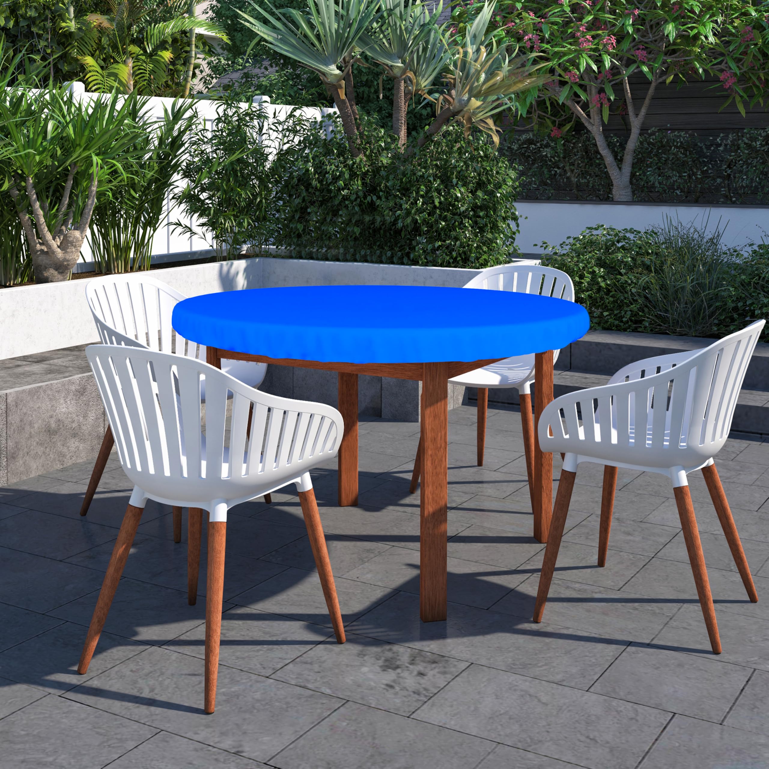 Heavy Duty 18 Oz Waterproof UV Resistant Outdoor Table Cover - 44