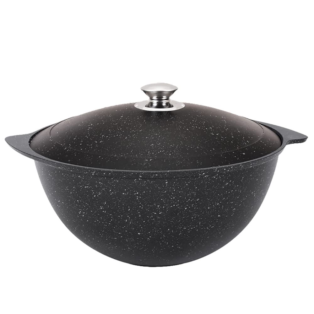 Non-Stick 7L Kazan Cooking Pot for Perfect Pilaf - Durable Cast Aluminum Cookware for Rice, Stews & Outdoor Camping