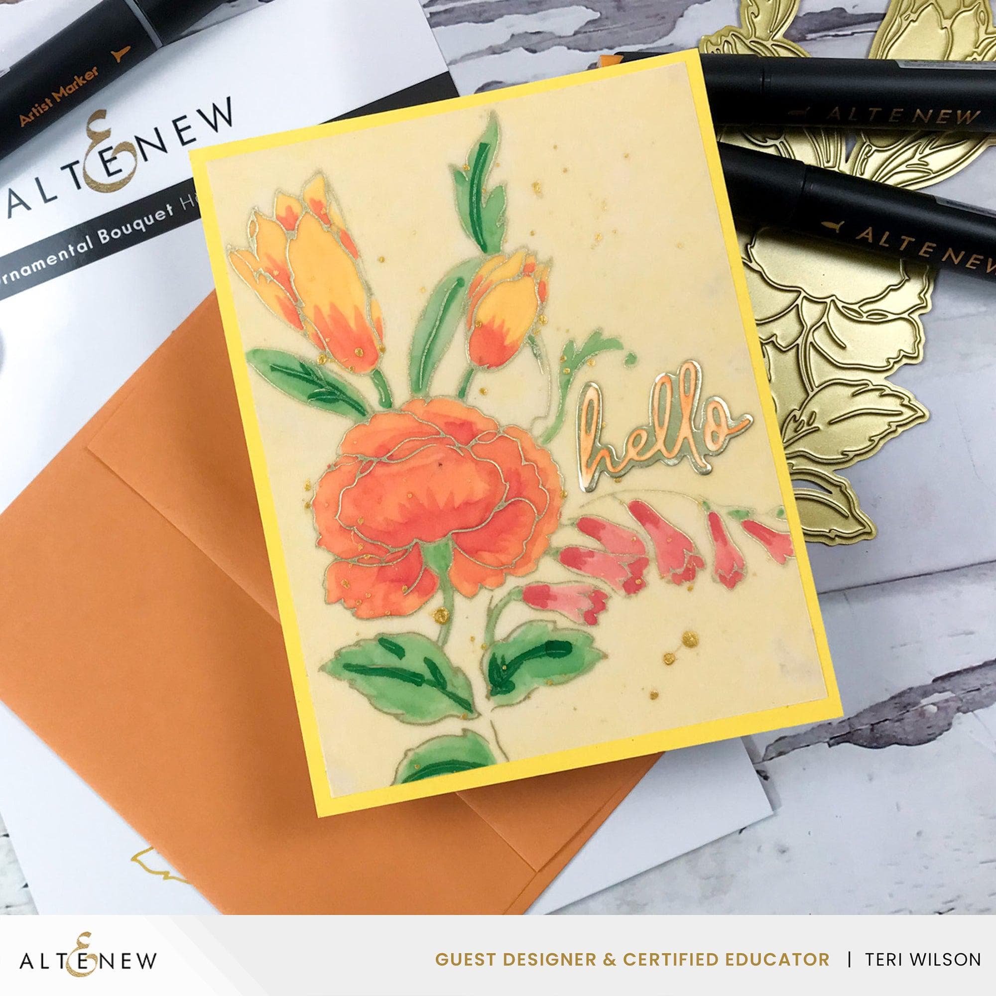 Spark Joy Ornamental Bouquet Add-on Die - Floral Crafting Die for Scrapbooking, Card Making & DIY Paper Crafts - Perfect for Wedding Invitations, Greeting Cards & Home Decor Projects