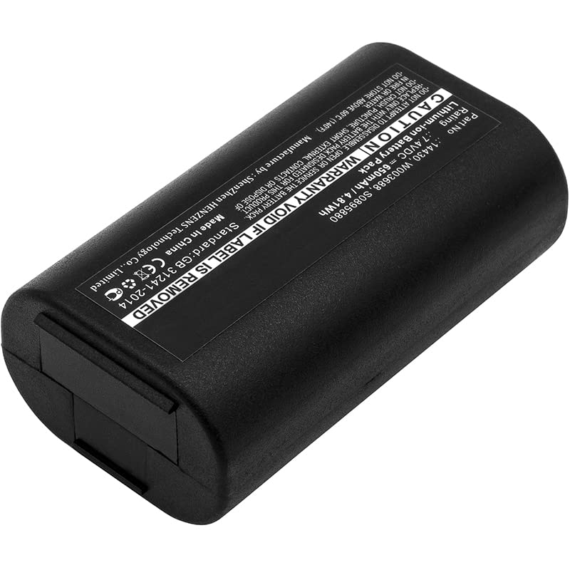 Synergy Digital High Capacity Li-ion Battery for Dymo 260P Mobile Printer - 7.4V 650mAh Replacement for Dymo 14430 | Portable Label Printing, On-the-Go Shipping & Office Use
