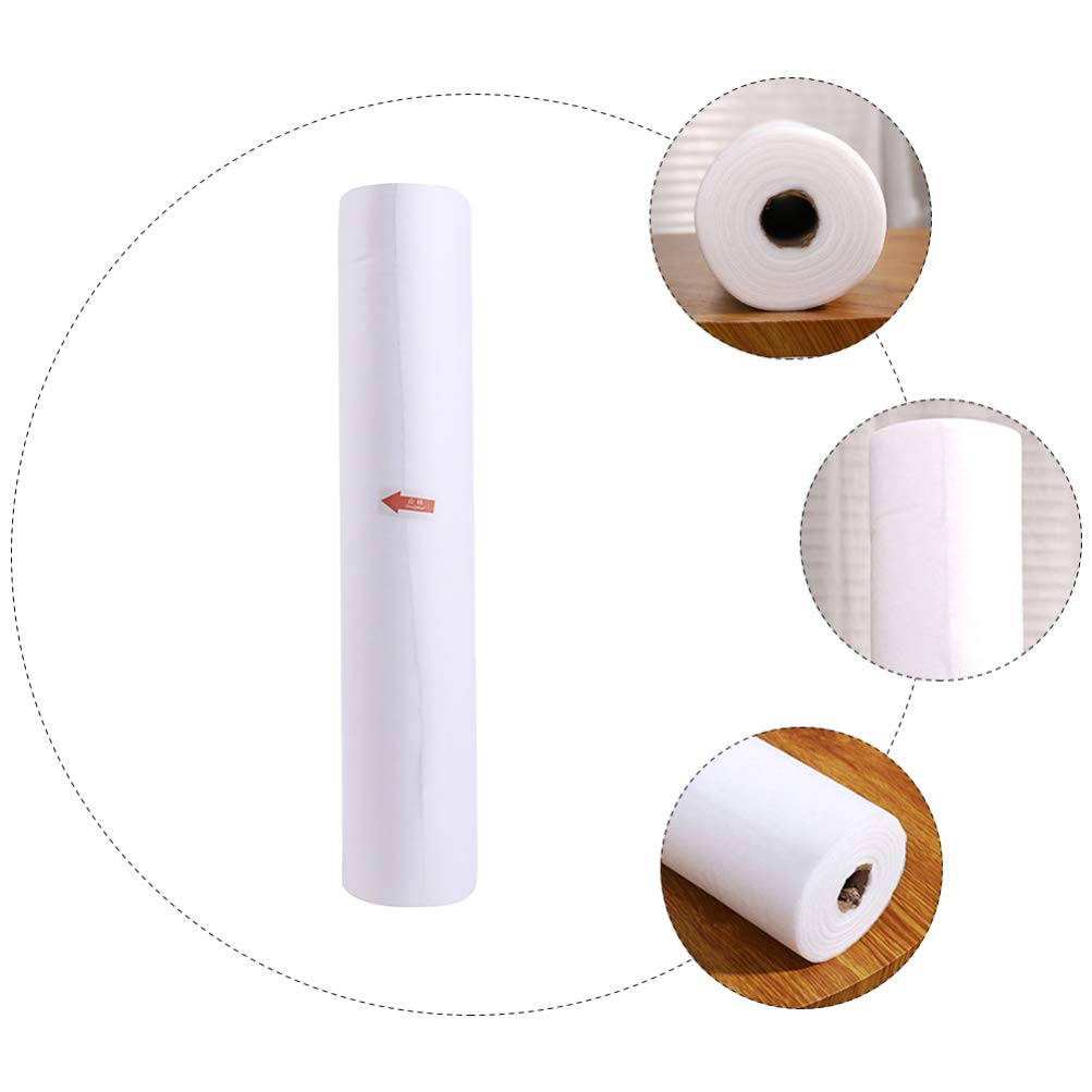 50 Sheets/Roll Disposable Non-Woven Fabric Pillow Protectors - Waterproof Bed Pillow Covers for Hotels, Hospitals & Home Use (Soft & Hypoallergenic) - Perfect for Travel, Camping & Guest Rooms