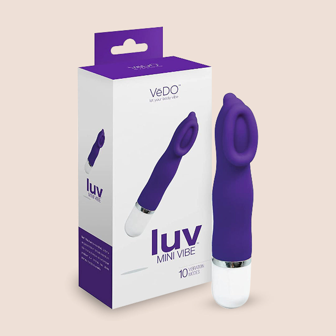 VeDO Luv Mini - Ultra Quiet Rechargeable Clitoral Vibrator for Women | Discreet Personal Massager for Sensual Pleasure & Stress Relief | Perfect for Solo Play & Couples Intimacy