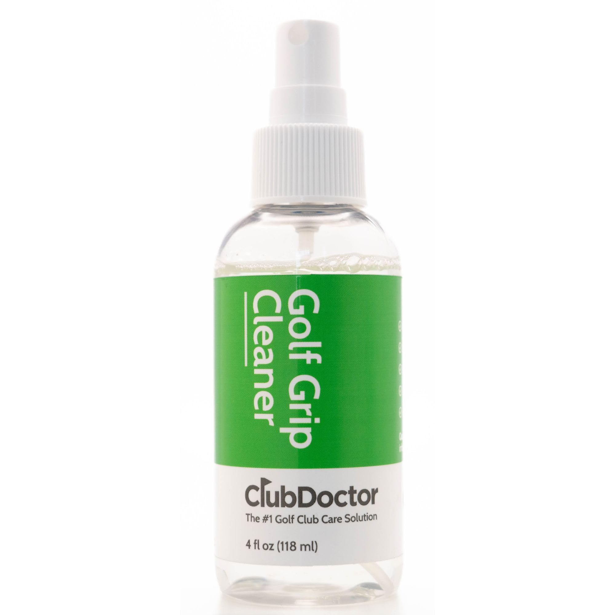 Club Doctor Golf Grip Cleaner – Safe for All Grip Types | Restores Tackiness, Improves Grip Feel, Boosts Confidence | Proprietary Dirt-Removing Solution for Rubber, Leather, & Synthetic Grips | Perfect for Practice Sessions and Tournaments
