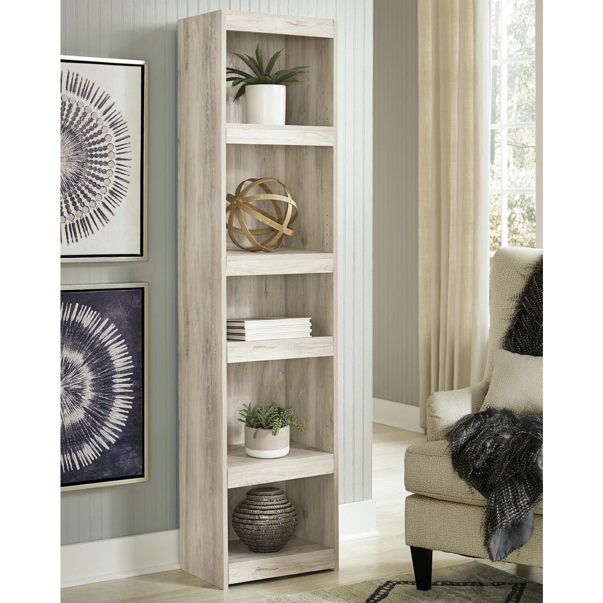 Bellaby 4-Piece Entertainment Unit TV Stand Set - Modern Whitewash Finish for Living Room, Bedroom & Home Theater Organization