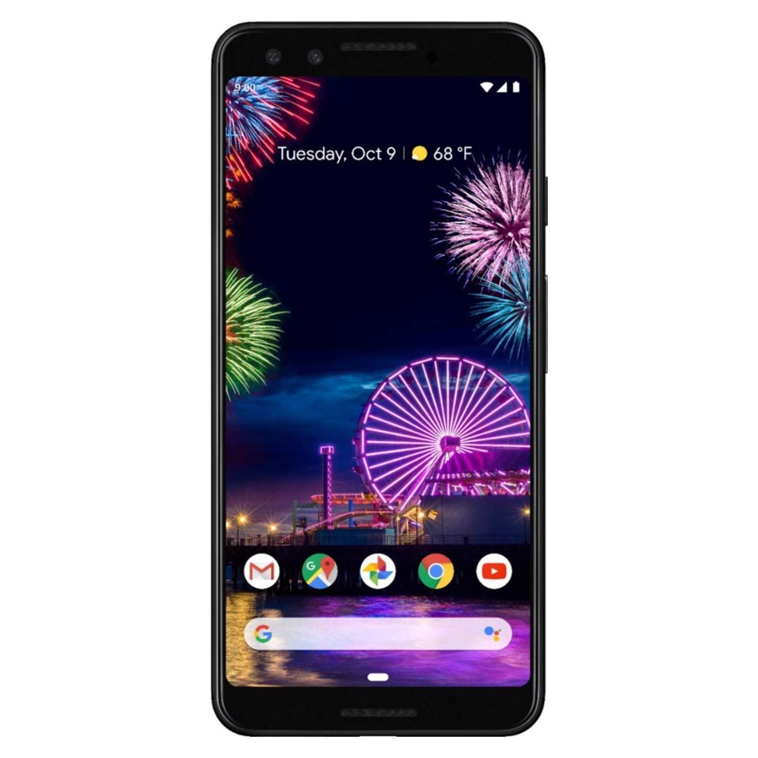 Google Pixel 3 64GB Unlocked Smartphone - Just Black | GSM/CDMA 4G LTE Compatible | Perfect for Travel, Photography & Business Use