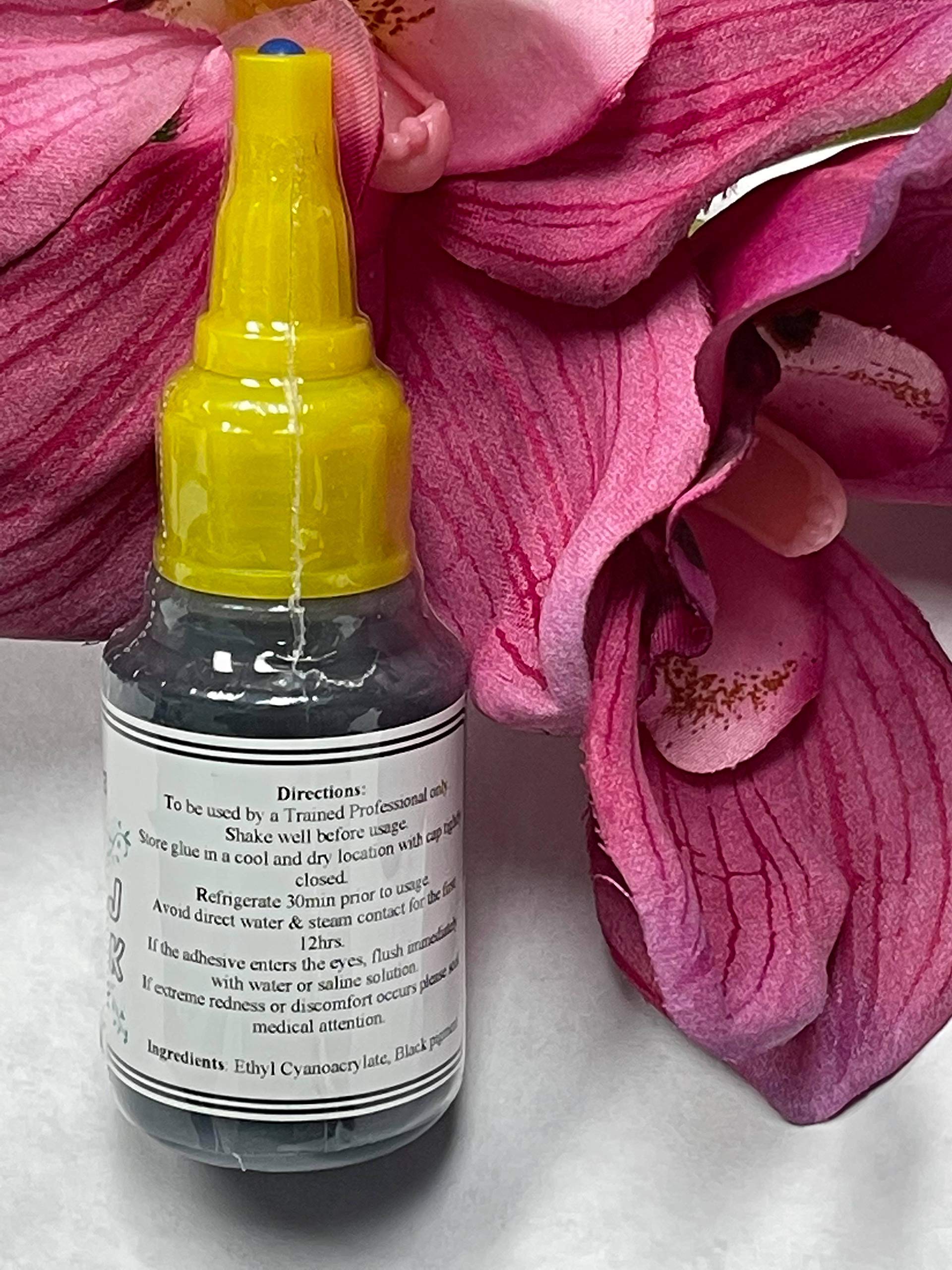 Premium Lash Extension Adhesive - 30ml (1oz) - Made in USA - Long Lasting & Strong Hold - Perfect for Professional & DIY Eyelash Extensions