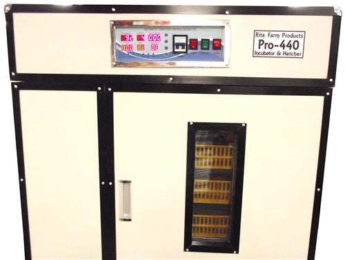 Rite Farm Pro 440 Cabinet Egg Incubator & Hatcher - Automatic Temperature Control for Chicken, Duck, Quail Eggs - Perfect for Poultry Farmers & Backyard Chicken Coops
