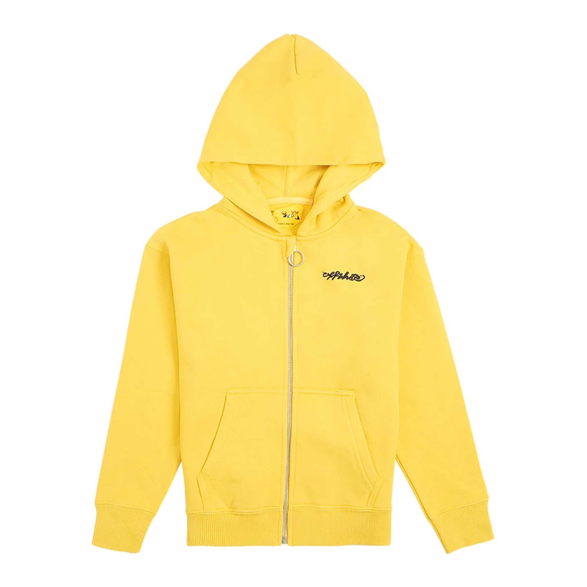 Kids Off White Logo Printed Zipped Hoodie - Stylish & Comfortable Pullover for Boys & Girls - Perfect for School, Playdates & Outdoor Activities