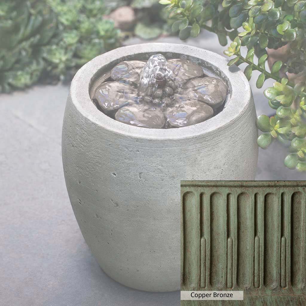 Campania International M Series Camellia Fountain - Outdoor Garden Water Feature for Patio, Yard & Landscape Decor