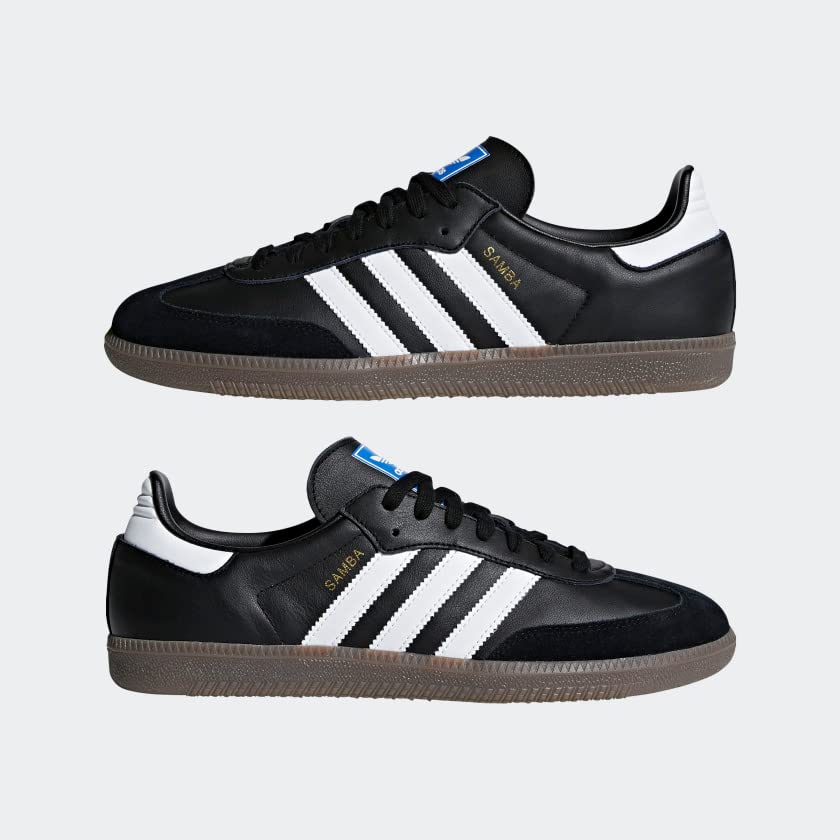 Adidas Samba OG Men's Sneakers - Classic White & Black Low-Top Shoes for Casual Wear, Street Style & Everyday Comfort