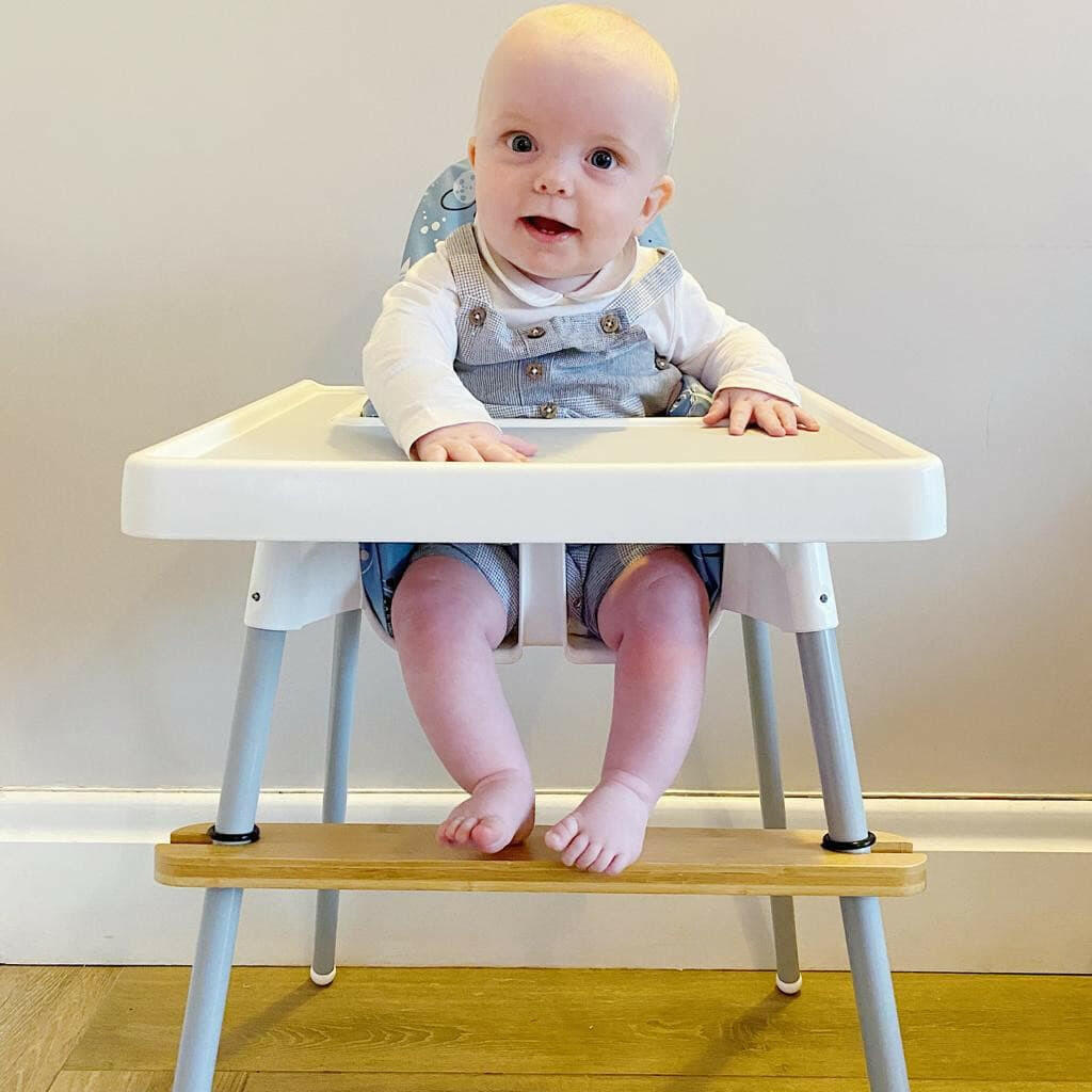 IKEA Highchair Footrest - Adjustable Bamboo Wood Foot Support for Toddlers - Perfect for Dining, Feeding, and Playtime