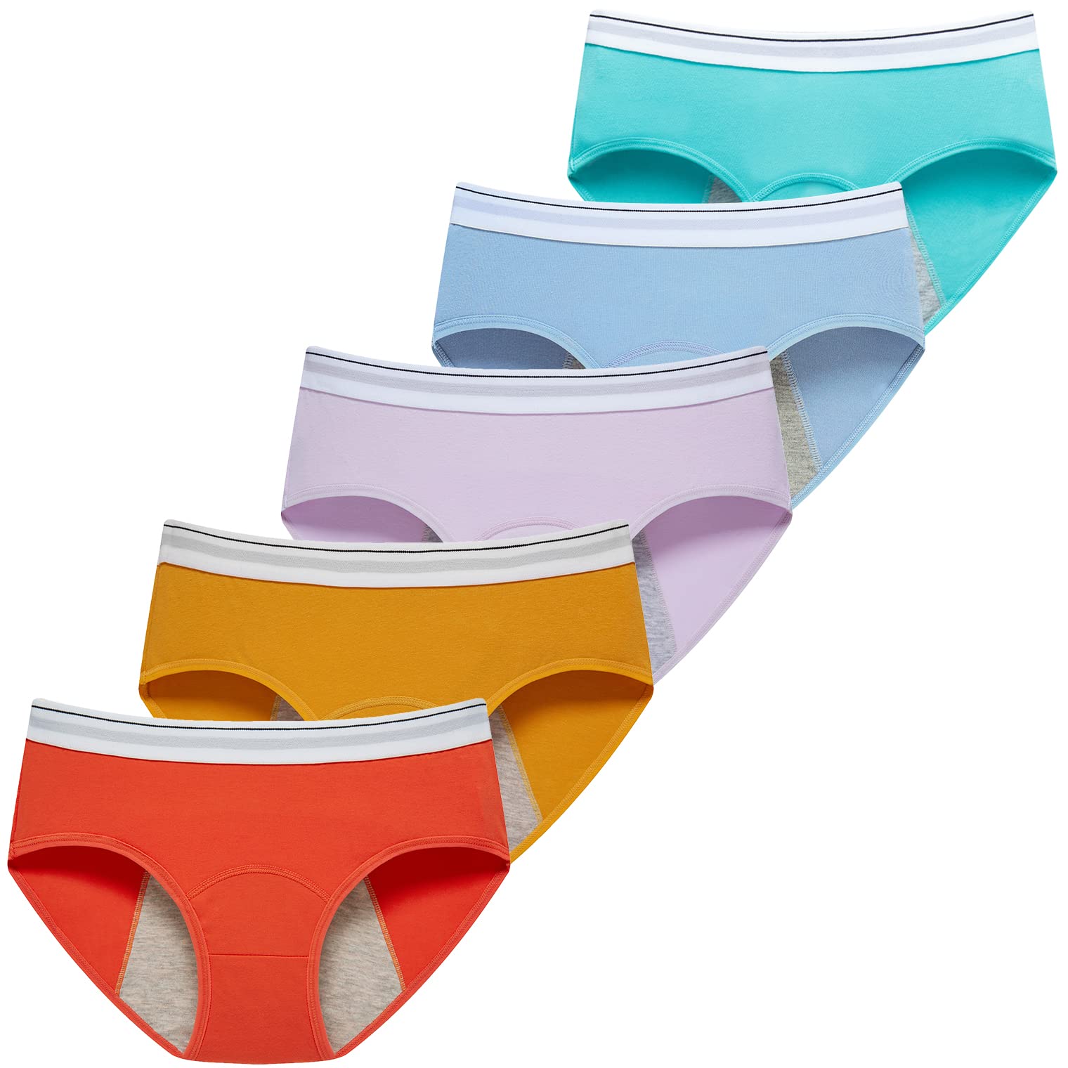 Demifill Period Underwear for Women - Leak Proof Menstrual Panties for Teens & Girls - Comfortable for Sleep & Active Wear