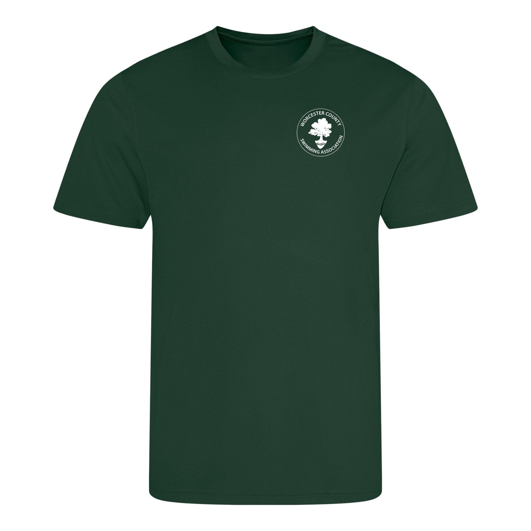 Worcester County ASA County Championships 2025 T-Shirt - Bottle Green | Comfortable Cotton Tee for Sports Fans & Team Supporters | Perfect for Baseball Games, Tournaments & Fan Events