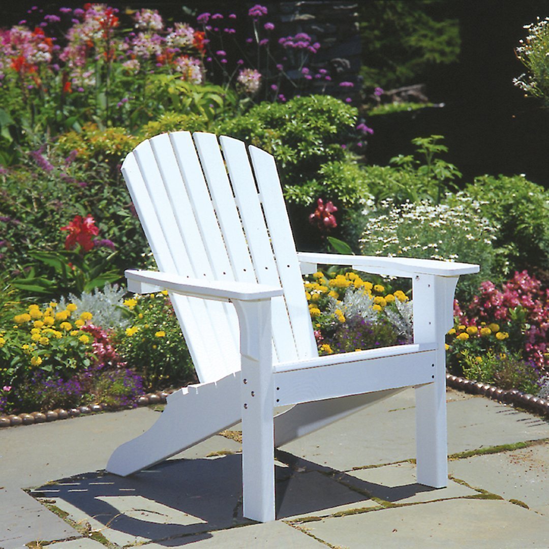 Adirondack Shellback Chair - Durable Outdoor Lounge Chair for Patio, Garden, and Poolside Relaxation | Weather-Resistant & Comfortable