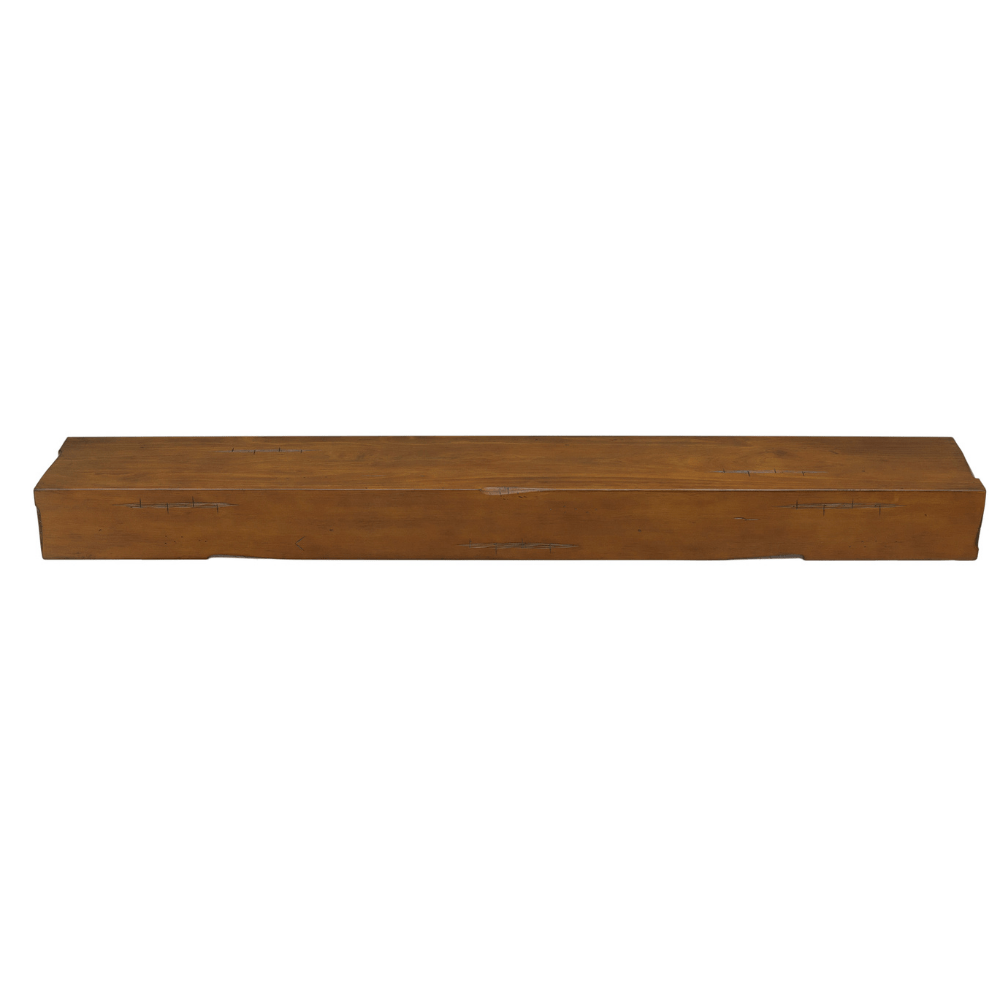 Shenandoah Wood Fireplace Mantel Shelf - Handcrafted Solid Wood Mantel for Fireplace Decor - Perfect for Living Room, Bedroom, or Rustic Home Decor