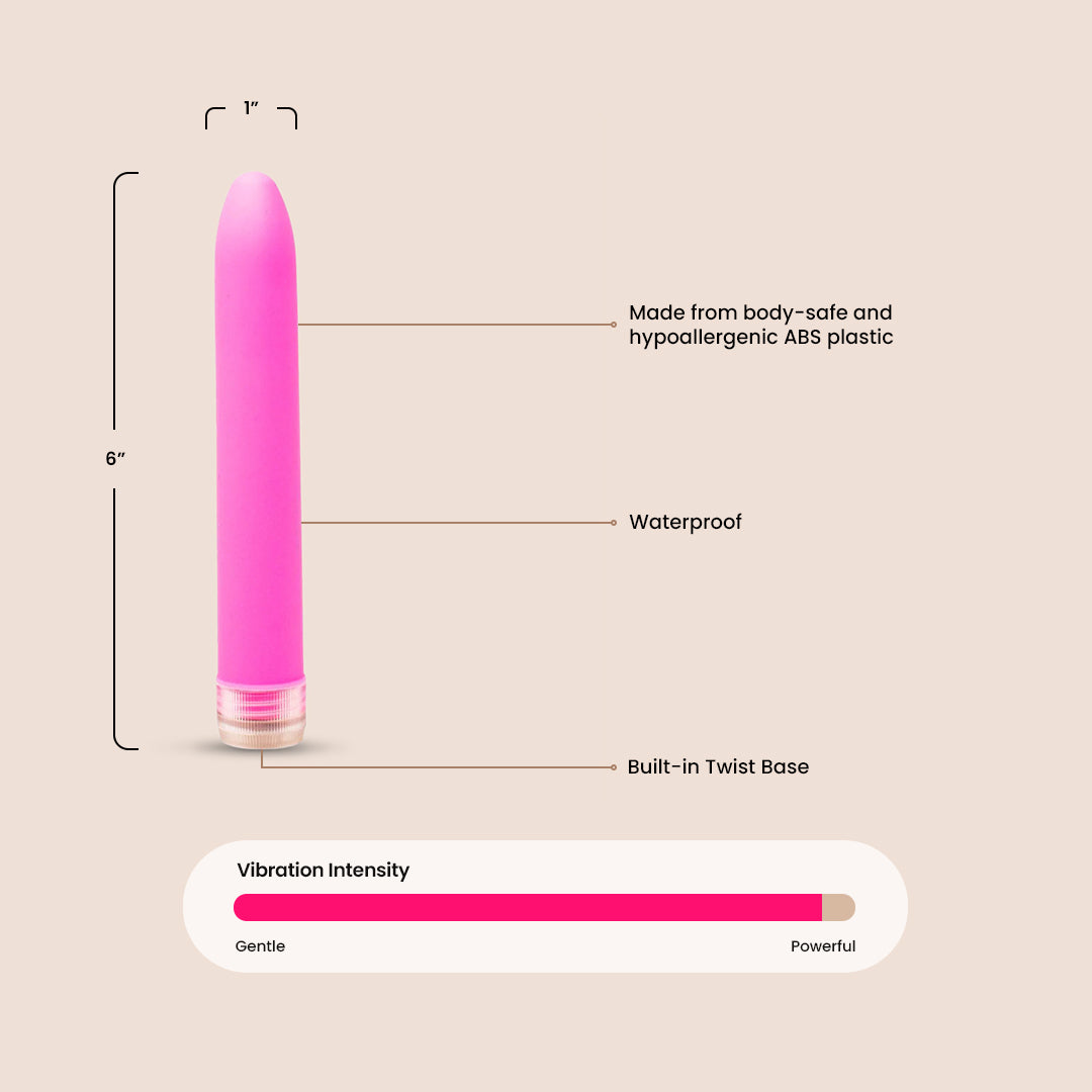 Evolved Novelties Velvet Kiss Multi-Speed Vibrator - Rechargeable Waterproof G-Spot & Clitoral Stimulator for Women - Perfect for Solo Play & Couples Intimacy