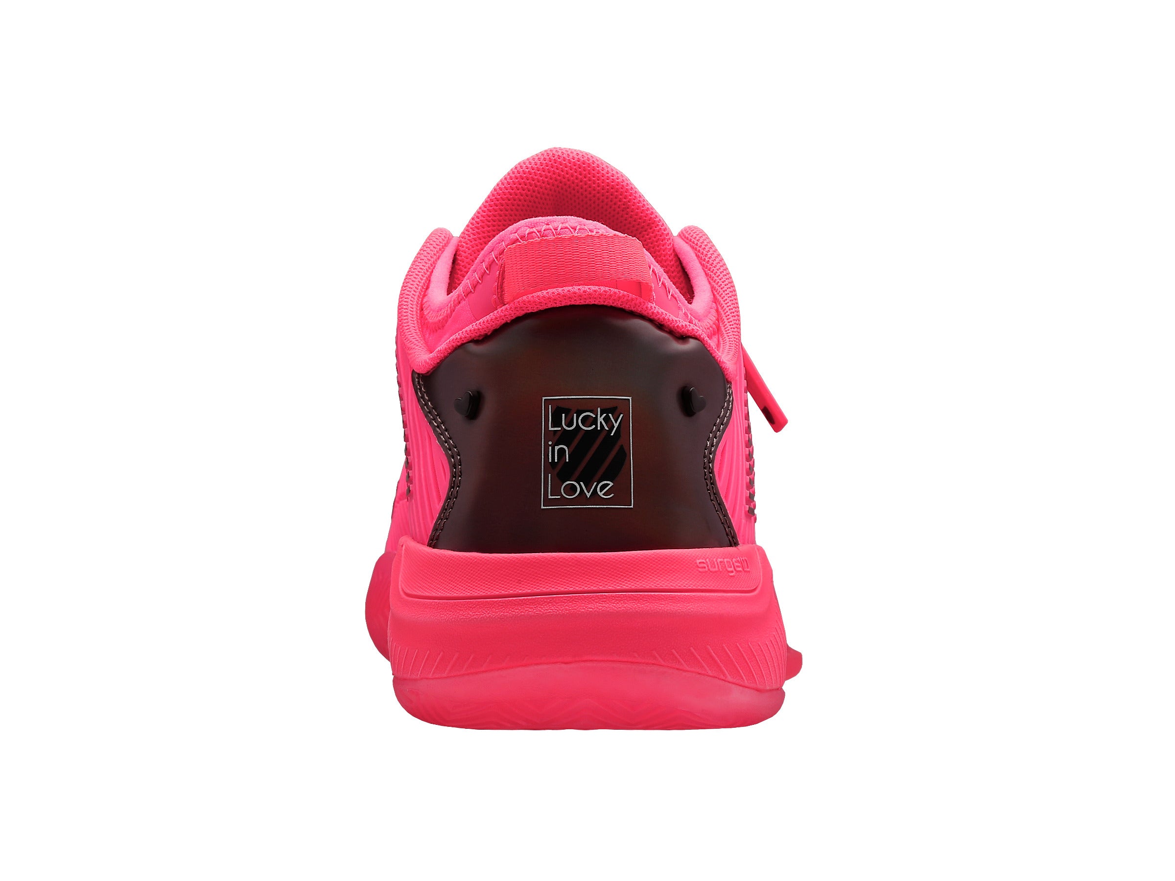 Hypercourt Supreme Lucky in Love Women's Tennis Shoes - Neon Pink/Gray Silver | Lightweight Cushioned Court Sneakers for Women | Perfect for Tennis, Gym & Casual Wear