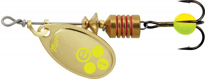 Premium Aglia Spinner Fishing Lure with #1 Treble Hook - Perfect for Bass, Trout & Freshwater Fishing
