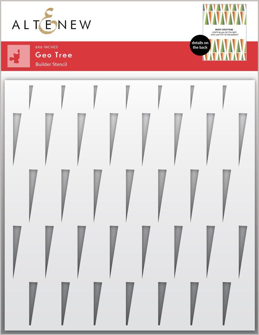 Geo Tree Stencil - Reusable DIY Craft Template for Wall Art, Wood Signs & Home Decor | Perfect for Painting, Scrapbooking & DIY Projects