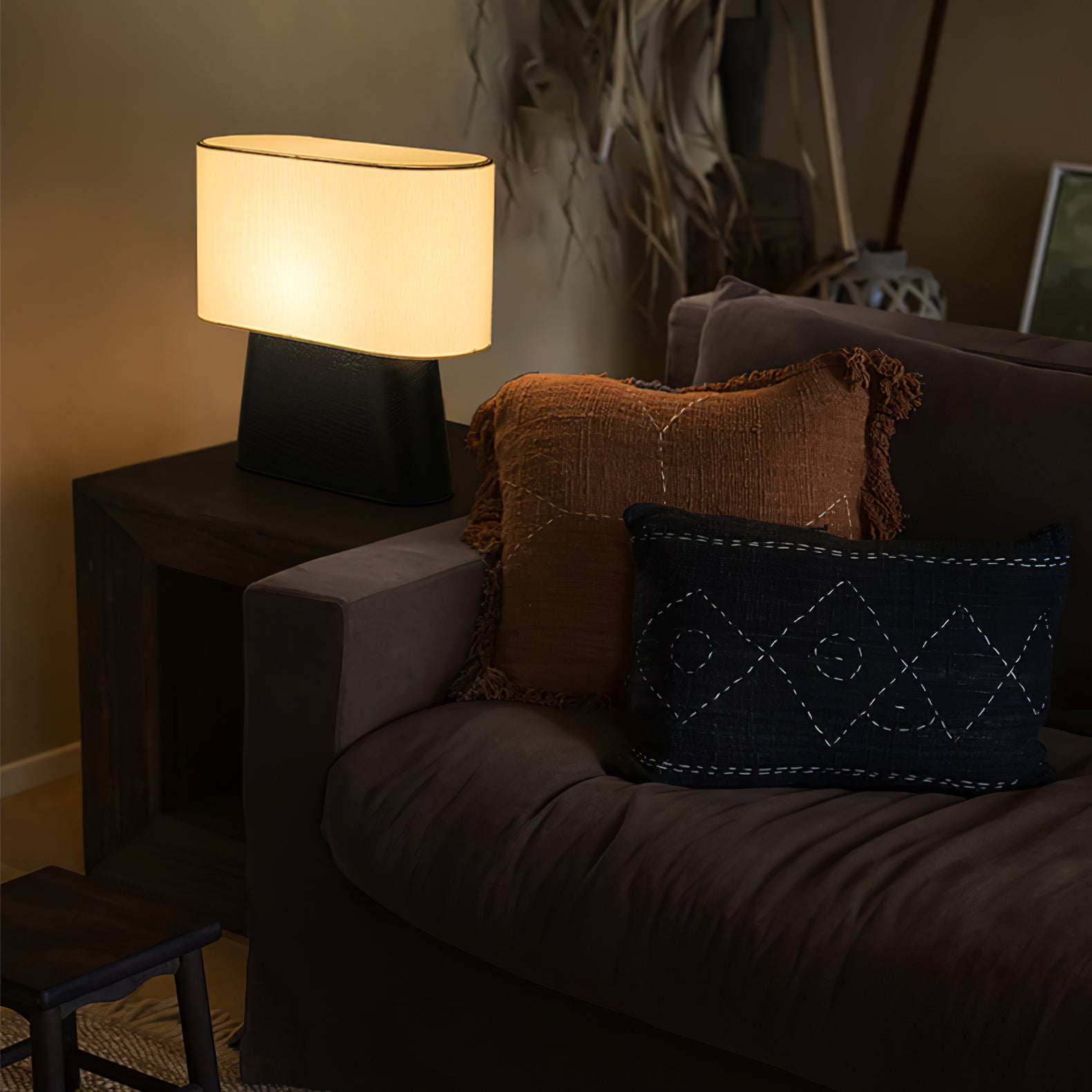 Modern Habitat Table Lamp - Adjustable LED Desk Light for Home & Office, Warm White & Cool White Dimmable, Perfect for Reading, Working, and Nightstand Use