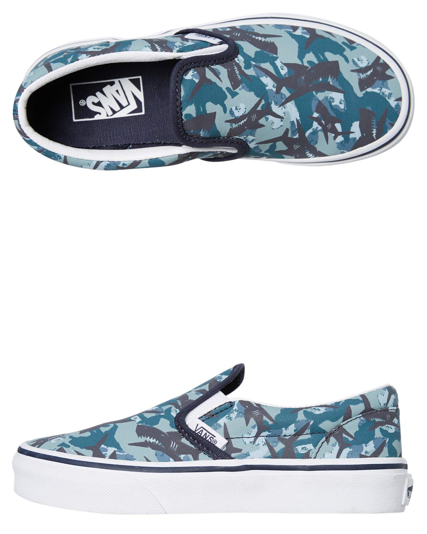 Vans Classic Slip-On Animal Camo Shoes for Kids - Preschool Boys & Girls Slip-On Sneakers for School, Play & Everyday Wear