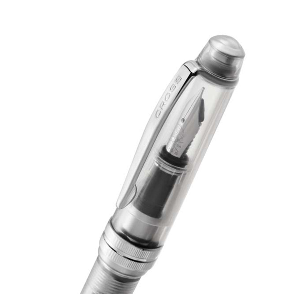 Cross Bailey Light Translucent Clear Fountain Pen - Extra Fine Nib for Smooth Writing | Perfect for Journaling, Note Taking & Calligraphy