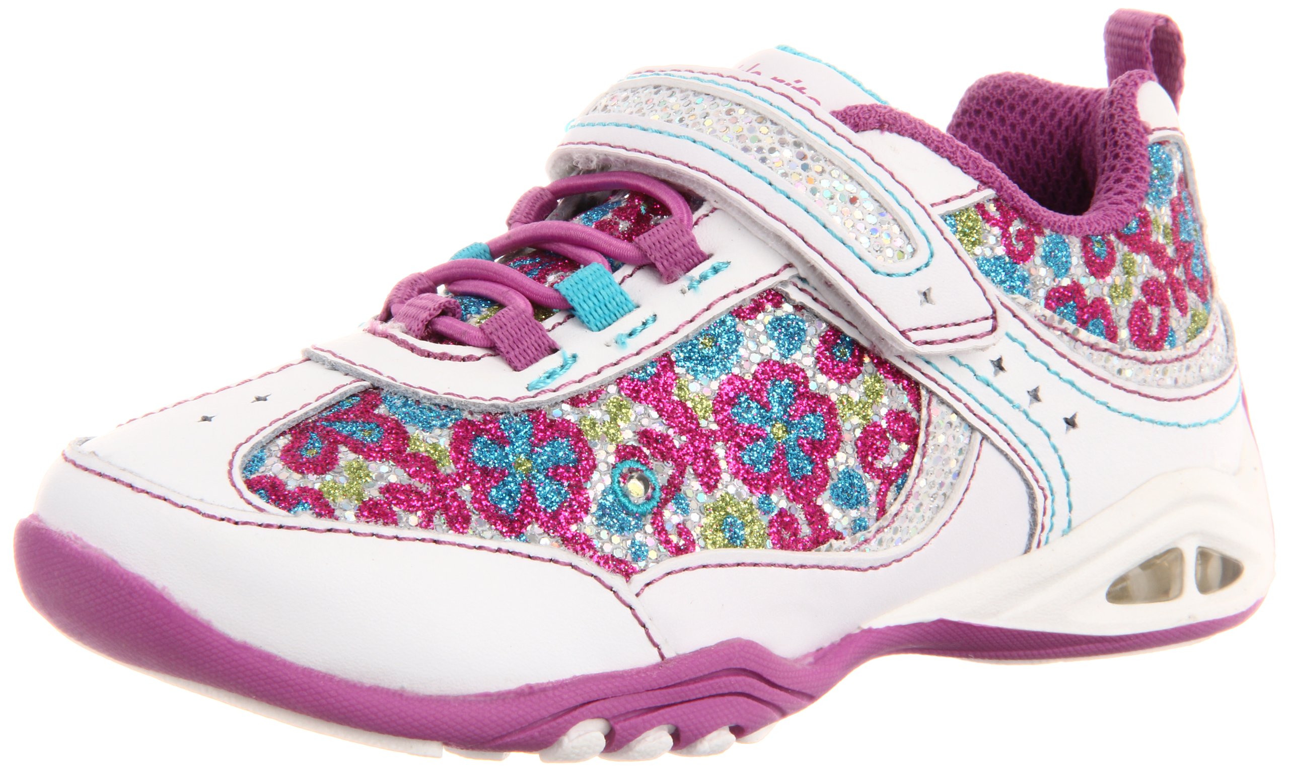 Stride Rite Sierra Light-Up Sneakers for Toddler & Little Kid - LED Light Up Shoes for Boys Girls, Comfortable Walking & Running Shoes for Playground, School, Outdoor Activities