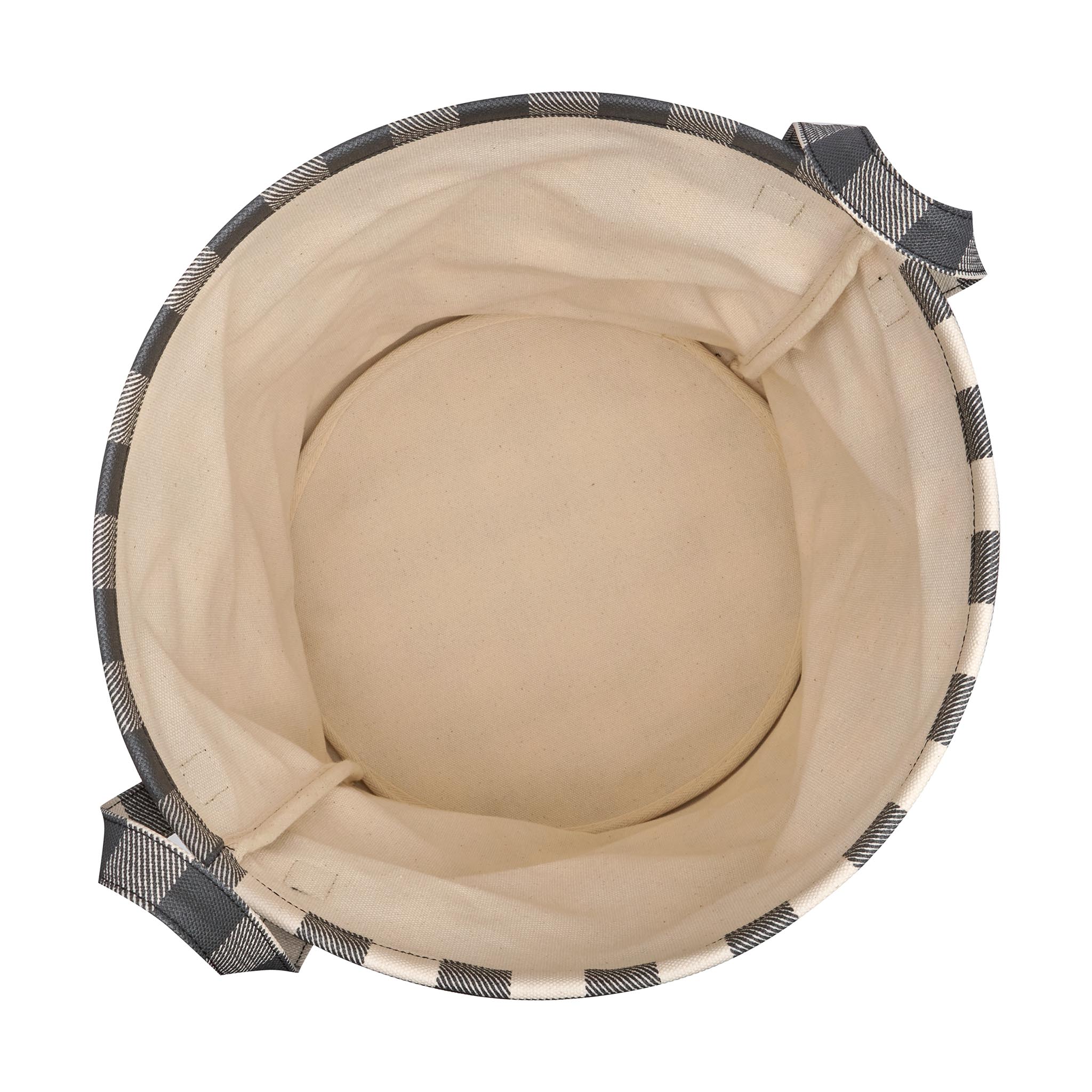 Premium Handy Hampers Set - Tan & Black Striped Laundry Baskets for Bedroom, Bathroom & Dorm Organization